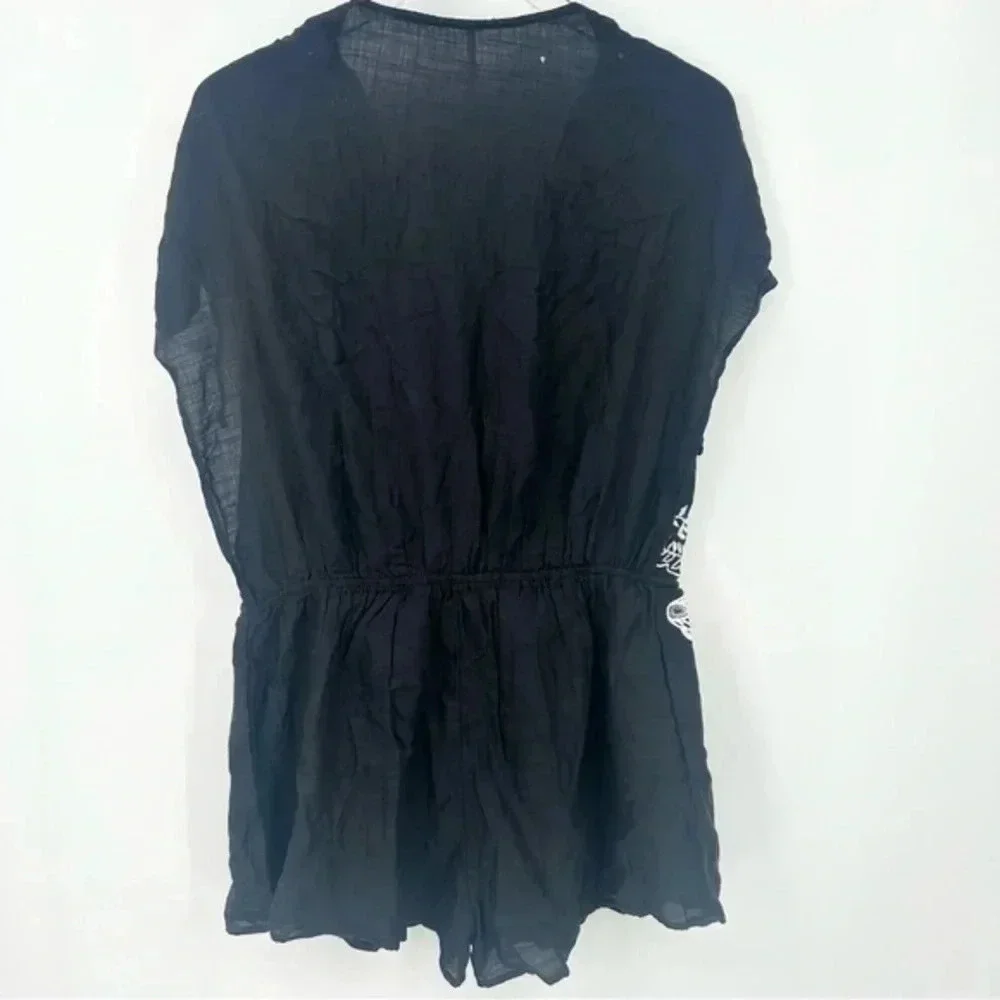 FREE PEOPLE Weila Embroidered Romper B1243